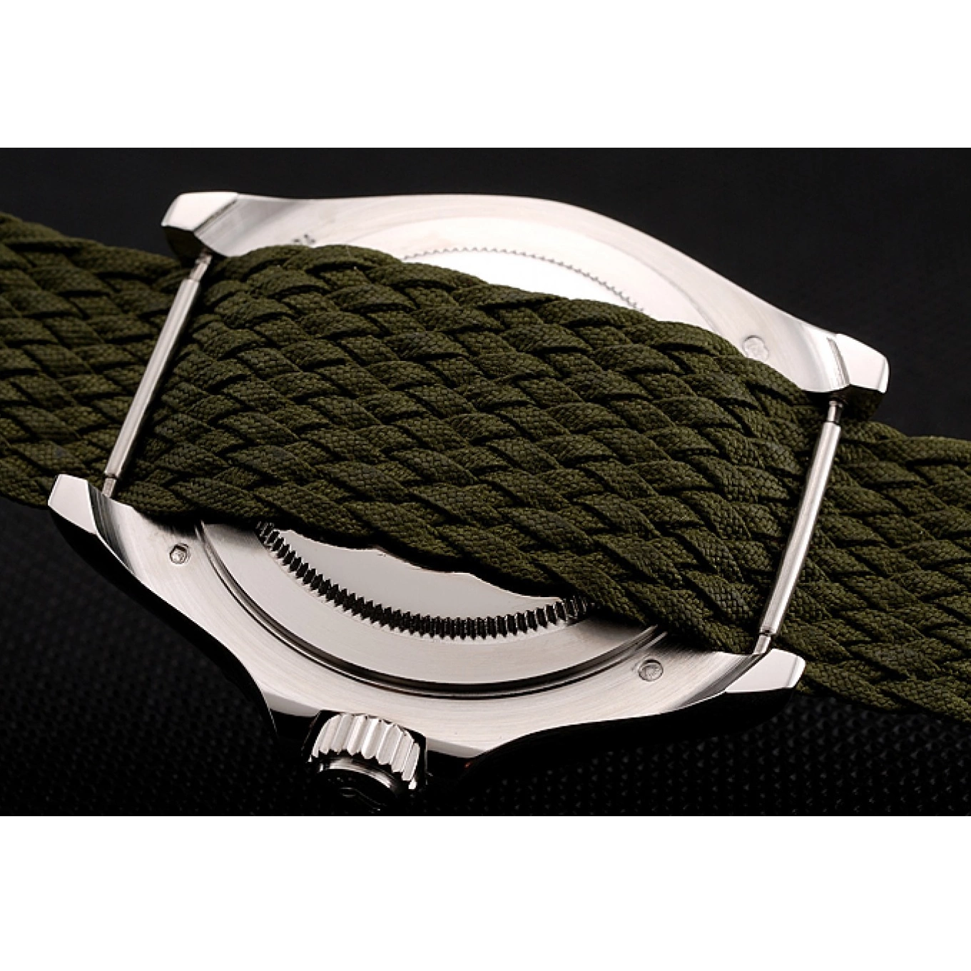 AAA Replica Watches Rolex Green Green Bracelet Master Dial Fabric Yacht 1453869 0816